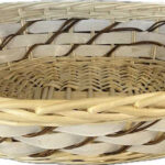 Cesta vimini naturale ovale