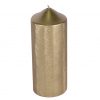 Candela Color Oro Cilindro Grande