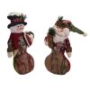 Pupazzi In Tessuto Fantasia Pupazzo Di Neve Babbo Natale
