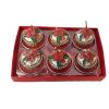 Confezione Candele T-Light Stella Di Natale 6 pz