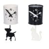 Orologio metallo cane e gatto assortito pz 2  Ø10x23
