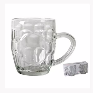Set 2 Boccali Da Birra In Vetro