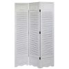 Paravento In Legno Bianco 3 Ante