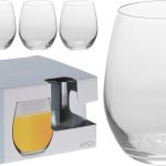 Set 4 Bicchieri Per Vino In Vetro 39cl