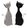 Gatto In Legno Con Coda Linea Miao