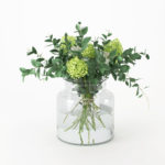 Vaso Cilindrico In Vetro Con Collo