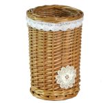 Portagrissini Linea Lorraine In Vimini Con Decorazione