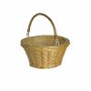 Cesta In Vimini Color Naturale Mafalda Con Manico