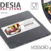 Vassoio Quadrato In Pietra Ardesia Naturale