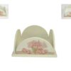 Portatovaglioli In Legno Stile Shabby Romantic Con Decorazioni