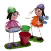 Portavaso In Metallo Modello Welcome Linea Ragazze