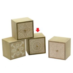 Cubo Portatutto In Legno Linea Iride
