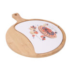 Tagliere In Legno Mezza Luna Con Manico