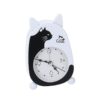 Orologio Sveglia Da Tavolo In Metallo Gatto