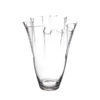 Vaso Smerlato In Vetro Alto