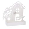 Portazampirone In Metallo Bianco Forma Casa