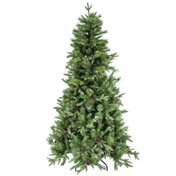 Albero Natale Con Pigne Modello Sinai Altezza 180 cm
