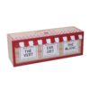 Scatola Rettangolare Linea Bistrot In Legno Porta The Con Scomparti