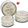 Scatola Tonda In Metallo Linea Cakes Grande