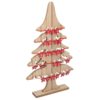 Calendario dell' Avvento su albero in legno con clip