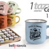 Set 6 Tazzine Coffee Color