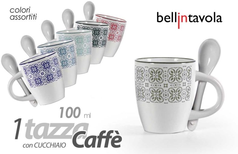 Set 6 Tazzine Con Cucchiaino Linea Marrakech
