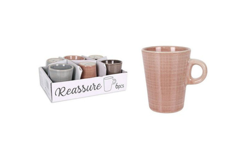 Set 6 Tazzine Da Caffè In Ceramica Reassure