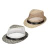 Cappello Da Uomo Traforato Con Fantasia Righe