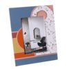 Portafoto Rettangolare Piccolo In Legno Fantasia Multicolor