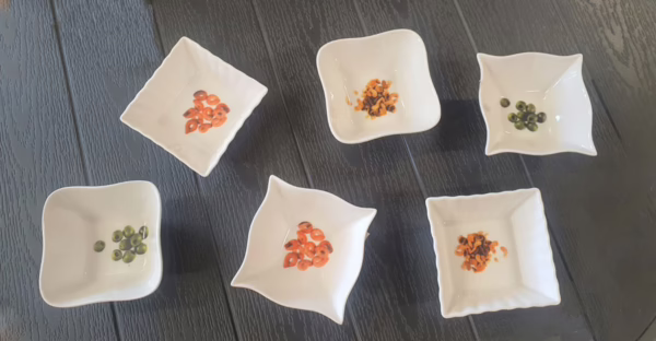Set 6 Ciotoline In Porcellana Finger Food