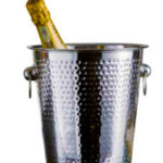 Secchiello Champagne/Vino Con Maniglie in Acciaio