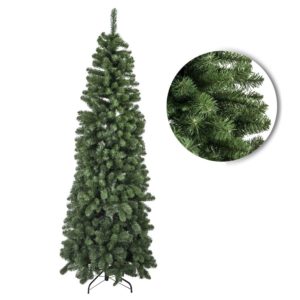 Albero Natalizio Monte Vettore Modello Slim Verde H150cm