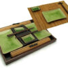 Vassoio in legno con accessori set 11 pz