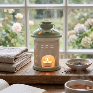 Lanterna in Ceramica "Green Cottage"