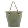 Borsa paglia africa verde sfumato