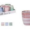 Set 6 pz. Tazzine bicolor ceramica 90cc