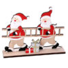 Babbo natale legno  con scala