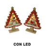 Albero legno led rosso alto 2 modelli