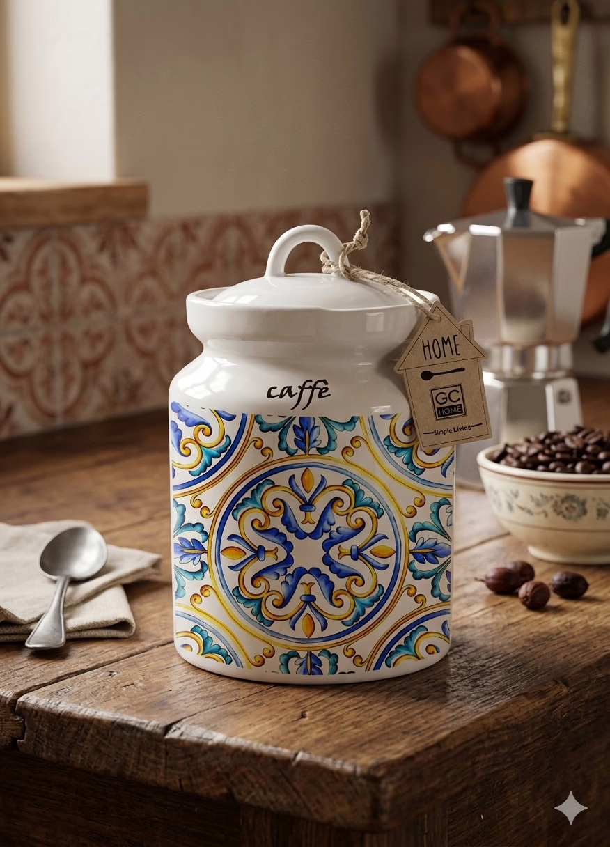 Barattolo in ceramica per caffè