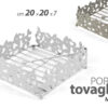 Porta tovagliolo metallo