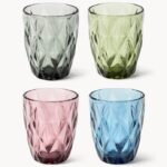 Set 3 bicchieri in vetro Isa cass