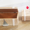 Scatola legno mare media