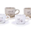 Tazze da caffè in ceramica per 2 persone
