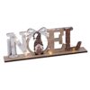 Scritta legno beige con led cm34x4,5h11,5