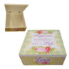 Scatola quadra happiness  cm. 22 x 22 h 7