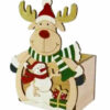 Cesto legno renna