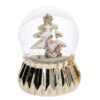 Palla di vetro albero oro cm7x7h9