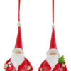 Babbo Natale 2 assortiti cm.10 x 9 H22