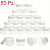 Barattolino pvc con tappo bianco e/o trasparente pz.50