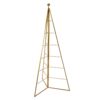 Albero di natale metallo oro cm61x69h150